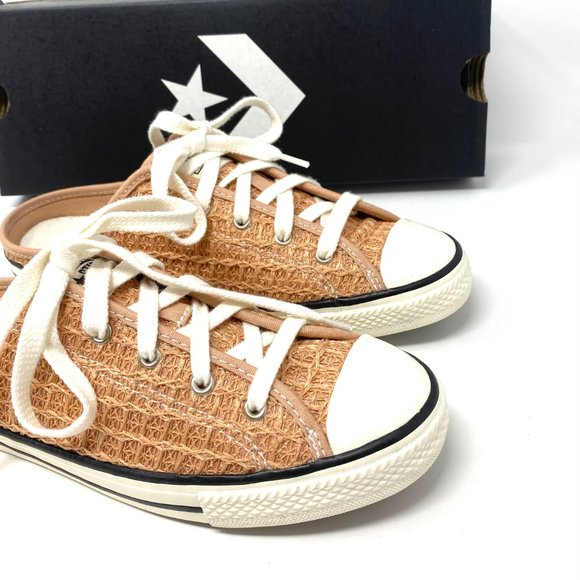 Converse Womens Size 571899C CTAS Dainty Mule Slip Vachetta Beige Canvas Sneaker - Picture 9 of 12
